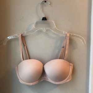 PINK Strapless Nude Bra